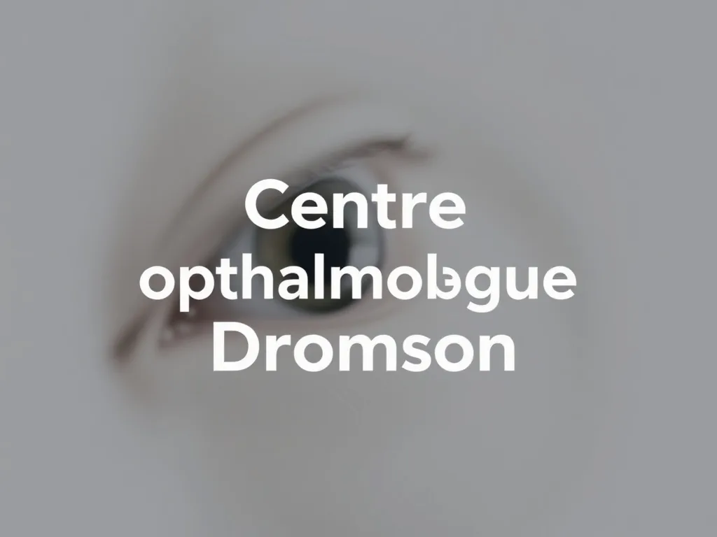 Un ophtalmologiste examine les yeux d'un patient au centre Dromson à Sélestat