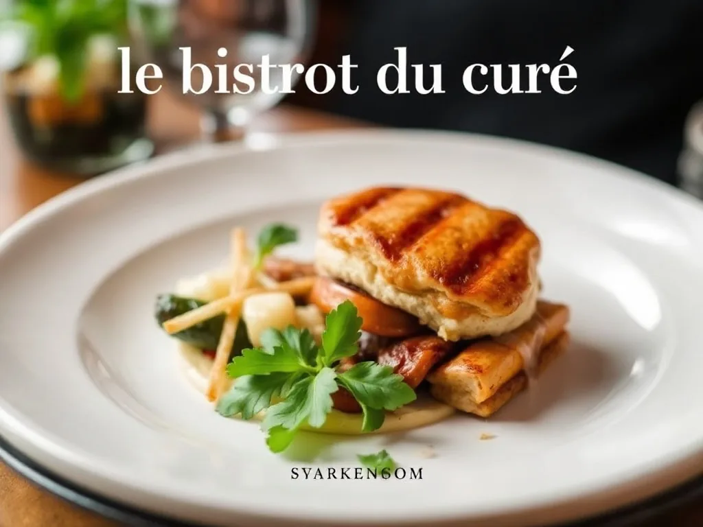 Un curé en soutane à la terrasse de son bistrot, vu vers la Drôme