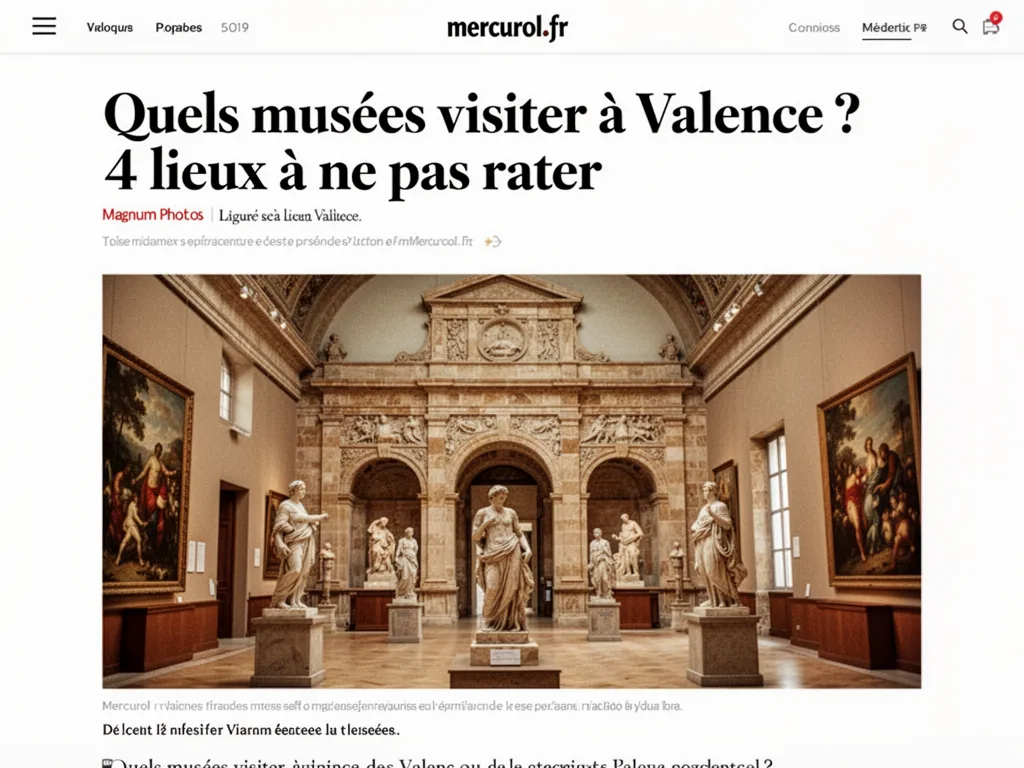 Quels musées visiter à Valence ? 4 lieux à ne pas rater
